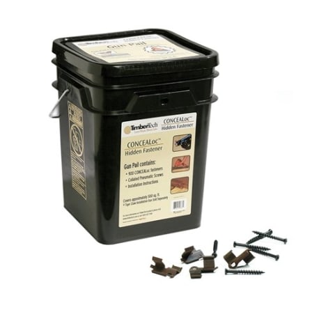 TimberTech CONCEALoc® Hidden Fastener Gun Pail for Pneumatic, 500 sq. ft.