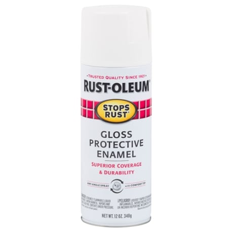 Rust-Oleum Pure White Gloss Protective Enamel, 12 oz.