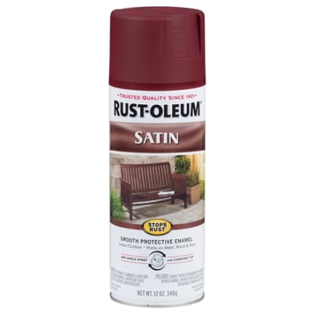 Rust-Oleum Cabernet Satin Spray Paint, 12 oz.