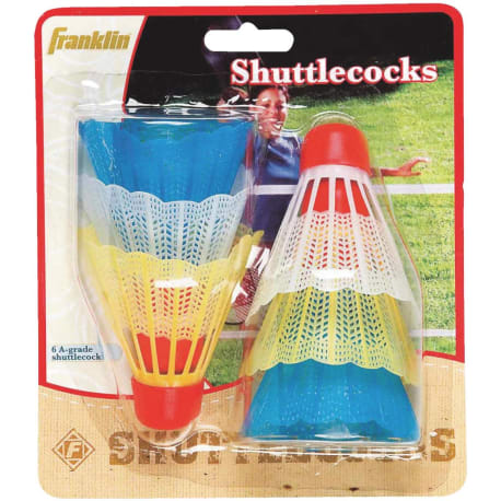 Franklin Badminton Shuttlecock, 6-Pack