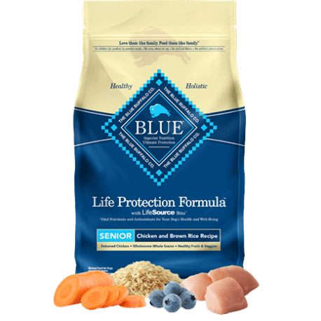 Blue Buffalo 15-lb. Chicken & Brown Rice Life Protection Formula Senior Dry Dog Food