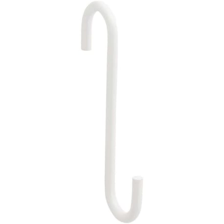 National White Steel Modern Small S-Hook Plant Hanger, 4.75 in.