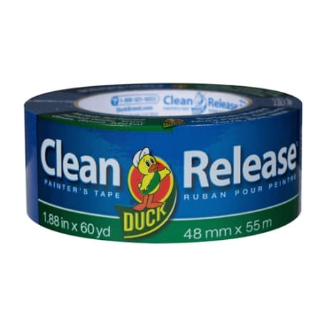 Duck Brand Blue Clean Release Painters Tape, 1.88 in. x 60 yd.