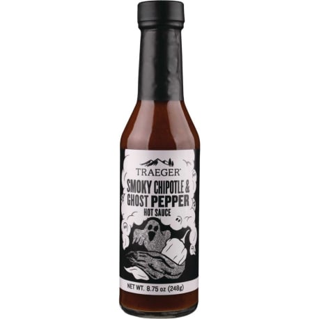 Traeger Smoky Chipotle & Ghost Pepper Hot Sauce, 8.75 oz.