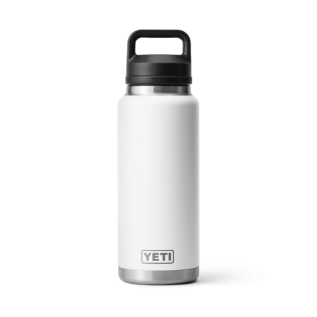 REAL YETI 36 Oz. Laser Engraved Black Yeti Rambler Bottle With Chug Cap  Personalized Vacuum Insulated YETI 