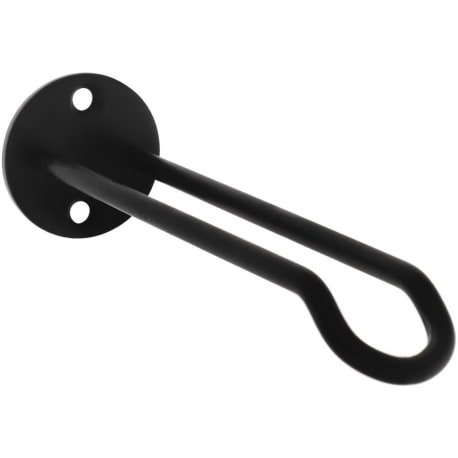 National Black Steel Wall Base Plant Hanger, 7 in.