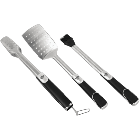 Pit Boss 3-PC Stainless Steel BBQ Tool Set