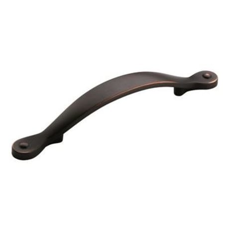 Amerock Inspirations 3-3/4" Center-to-Center Oil-Rubbed Bronze Cabinet Pull