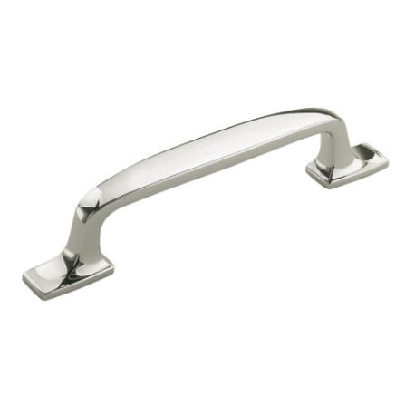 Amerock Highland Ridge Polished Nickel Pull, 3.75 in.