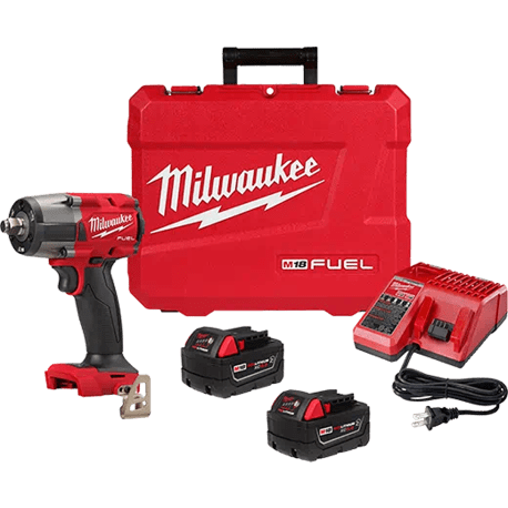 Milwaukee M18 FUEL™ 1/2" Mid-Torque Impact Wrench w/ Friction Ring Kit