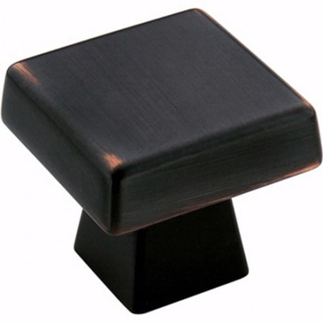 Amerock Blackrock Oil Rubbed Bronze Square Knob, 1.5 in.