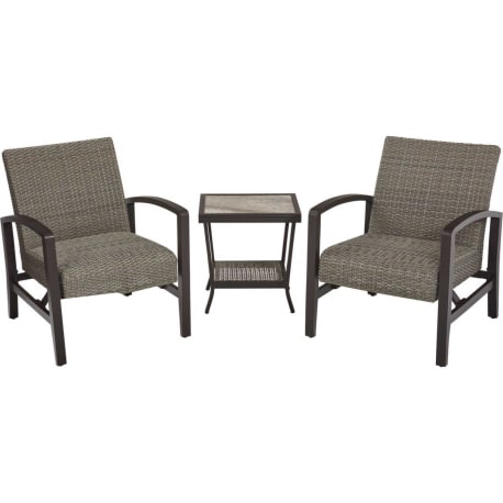 Outdoor Expressions Frontera Chat Set, 3 Pieces