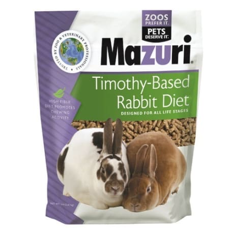 Mazuri Timothy-Based Rabbit Diets, 5 lb.