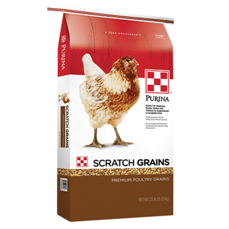 Purina Scratch Grains Poultry Feed, 50 lb.