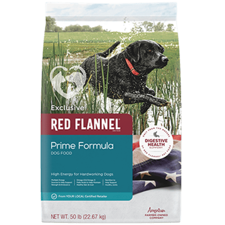 Exclusive Red Flannel Prime Formula Dry Dog Food, 50 lb.