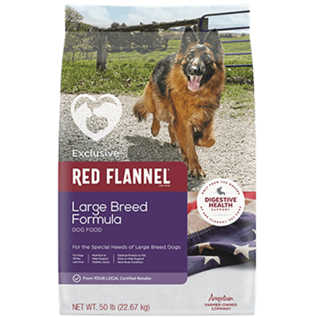 Exclusive Red Flannel Large Breed Adult Dog Food, 50 lb.