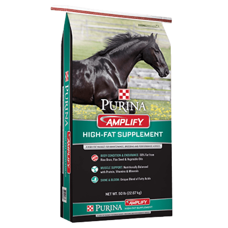 Purina Amplify High-Fat Horse Supplement, 30 lb.