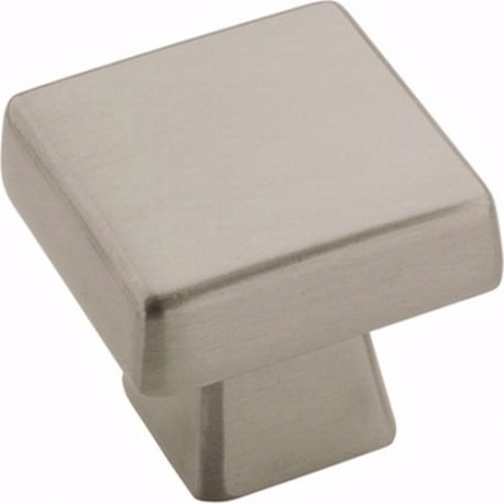 Amerock Blackrock Satin Nickel Square Knob, 1-3/16 in.