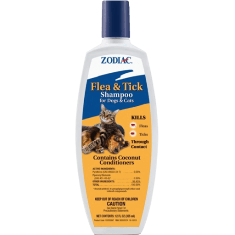 Zodiac Flea & Tick Shampoo, 12 oz.