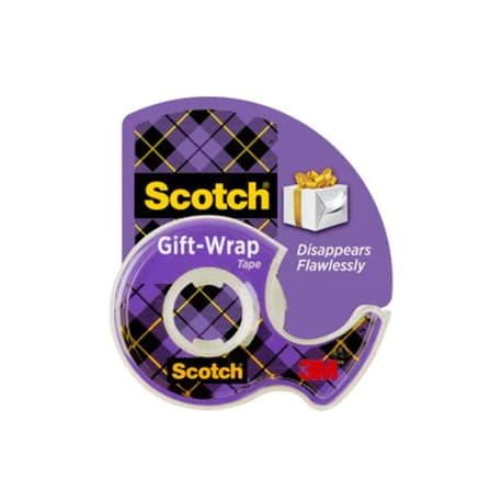 Scotch Gift-Wrap Tape Dispensered Rolls, 3-Pack