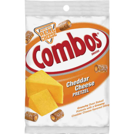 Combos Cheddar Pretzel Bites, 6.3 oz.