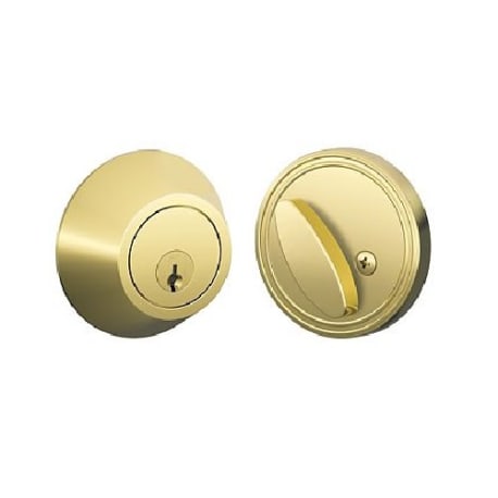 Dexter Single Cyl. Deadbolt  Polished Brass