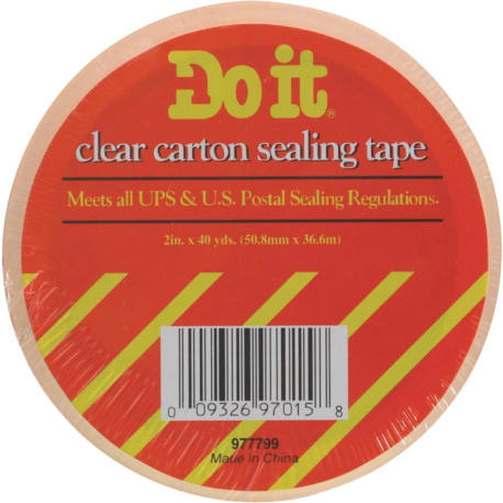 Do it Best 1.88 In. X 54.6 Yd. Clear Sealing Tape