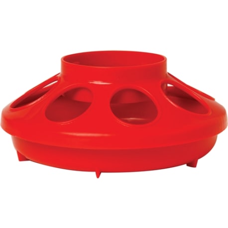 Little Giant 1-qt Red Feeder Base for Poultry