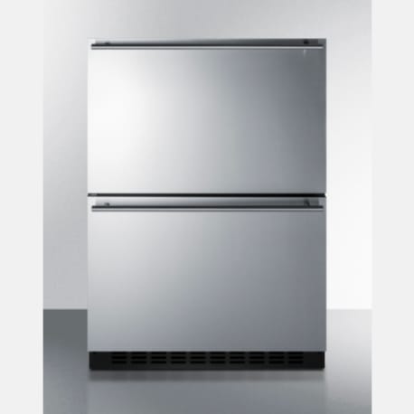 Summit 24" Wide 2-Drawer All-Refrigerator, ADA Compliant