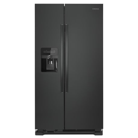 Amana 33-inch Side-by-Side Refrigerator with Dual Pad External Ice and Water Dispenser