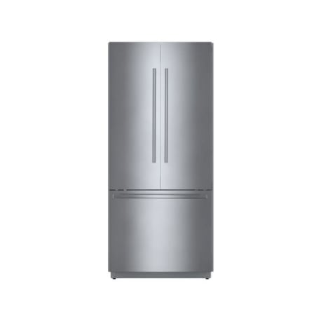 Bosch Benchmark®, Built-in Bottom Freezer Refrigerator, 36'', Flat Hinge