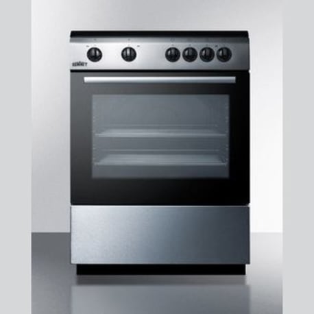 Summit 24" Wide Smooth Top Electric Range