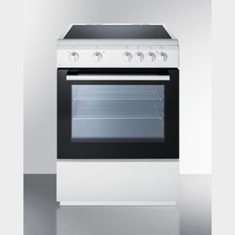 Summit 24" Wide Smooth Top Electric Range