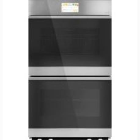 Cafe Café™ 30" Smart Built-In Convection Double Wall Oven in Platinum Glass