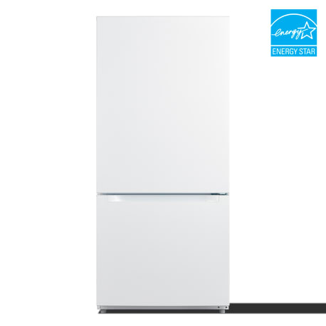 Element Electronics 18.7 cu. ft. Bottom Freezer Refrigerator - White, ENERGY STAR