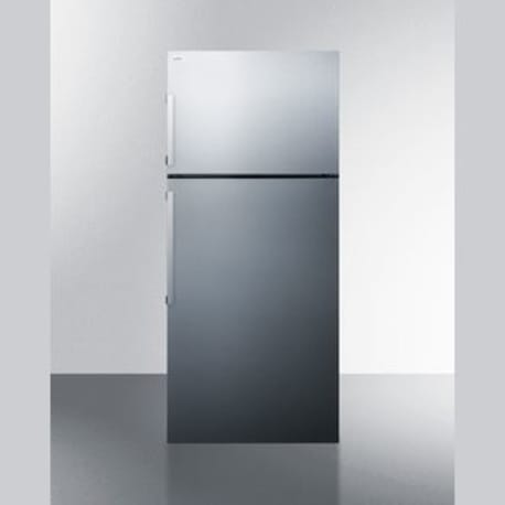 Summit 28" Wide Top Mount Refrigerator-Freezer With Icemaker