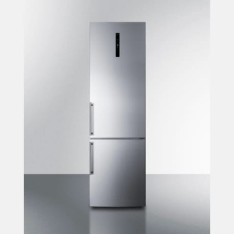 Summit 24" Wide Bottom Freezer Refrigerator