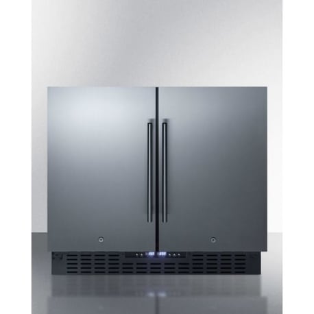 Summit 36" Wide Built-In Refrigerator-Freezer