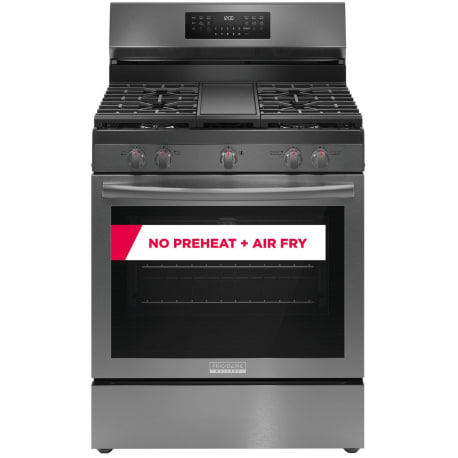 Frigidaire Gallery 30" Rear Control Gas Range with Total Convection