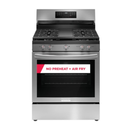 Frigidaire Gallery 30" Rear Control Gas Range with Total Convection