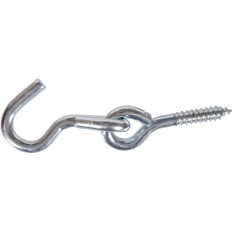 Hillman Zinc-Plated Lag Thread Style Hammock Hook, 3/8 x 3-1/2 in. Lag Screw