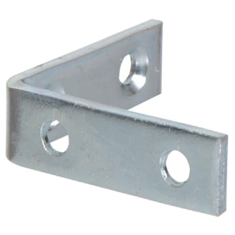 Hillman Zinc & Dichromate Corner Brace, 10 x 1-1/4 in.