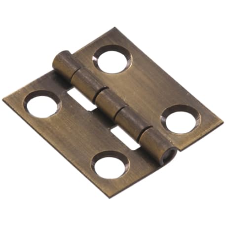 Hillman Antique Brass Solid Brass Narrow Hinge, 2 x 1 in.