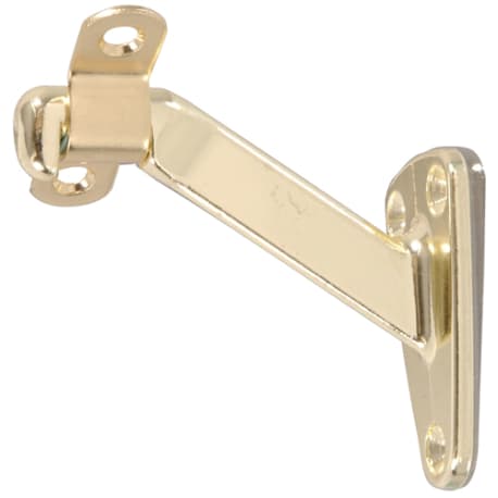 Hardware Essentials Brass Handrail Bracket, Carded