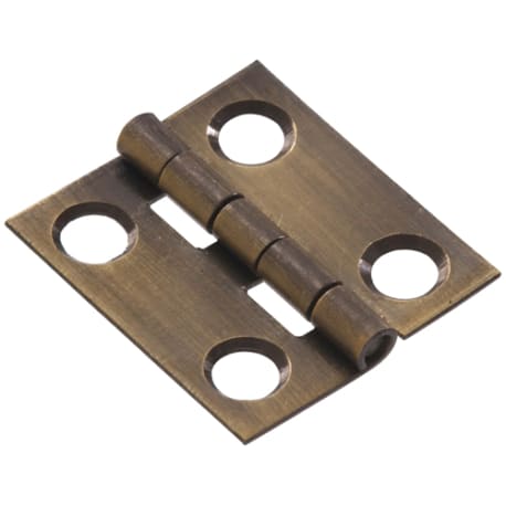 Hillman Bright Brass Solid Brass Narrow Hinge, 1 x 3/4 in.