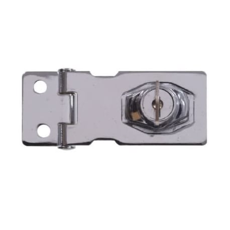 Hillman 4-1/2 in. Keyed Safety Hasp Chrome Finish