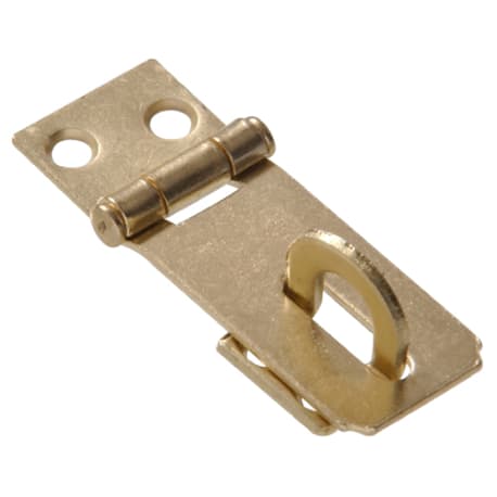 Hillman 1-1/2" - Fixed Staple Safety Hasps - Zinc & Yellow Dichromate Finish