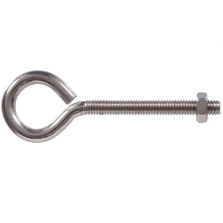 Hillman 10-24 x 1-1/2 In. Stainless Steel Eye Bolt with Hex Nut