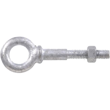 Hillman 1/4-20 x 4" Forged Steel Galvanized Eye Bolt w/Hex Nut Pattern