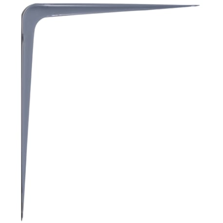 Hillman 8 x 10 in. Shelf Bracket- Gray